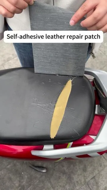 Leather repair tapes 