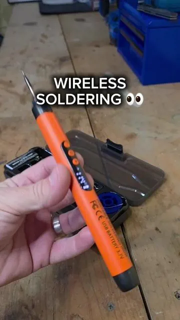 Wireless and heats up fast… way easier than dealing with cords and waiting around. #soldering #tools #diyprojects #electronics #tiktokshop 