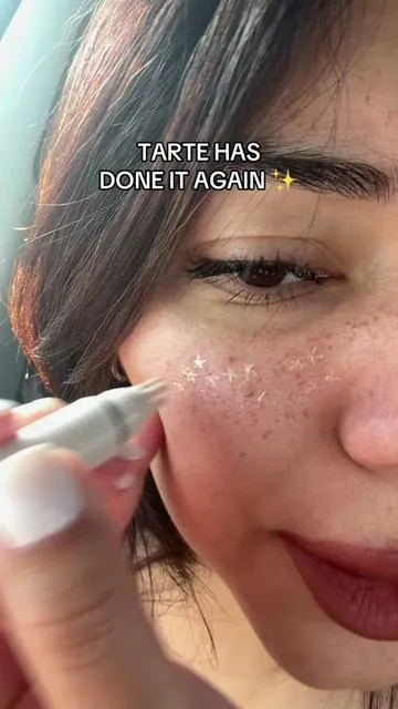 NEW Tarte Go With the Faux Freckle Stamp with Gold Stars ✨ #starfreckles 