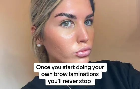 Brow laminations make it look like you got a face lift  #creatorsearchinsights 