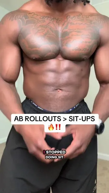 Ab roller for core over sit-ups for abs 💯💯‼️🔥 #core #coreworkout #athomeworkout #abroller #abs 