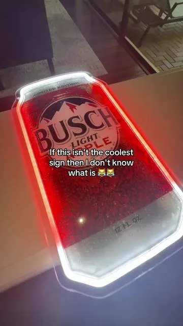 Get a Busch apple sign for super cheap right here #busch #buschlight #buschlightapple #flashsale #cheap 