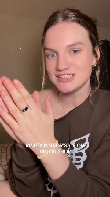 i love my smart ring!! go watch my other video for the review!! #ringconn #smartring #ouraring #smartringforwomen @RingConn Smart Ring 