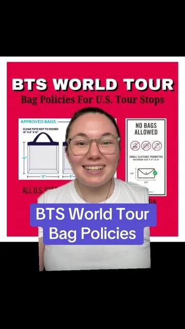 Hope this helps! Make sure to double check your venues policies! #bts #btsarmy #btsconcert #kpop #concertbag  
