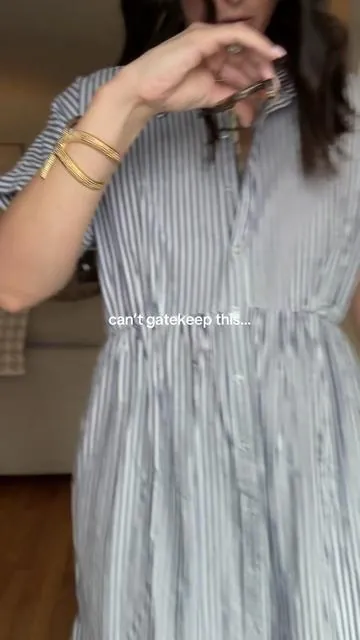Your new favorite throw on and go cotton midi dress #cottondress #mididress #dress