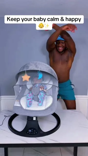 This swing is a lifesaver for parents 😮‍🔥 ✔️ 5 swing speeds for perfect comfort ✔️ 10 lullabies to soothe your baby 🎶 ✔️ Remote control & Bluetooth 📱 ✔️ Adjustable recline for better support ✔️ Soft headrest + mosquito net 🛡️ Relax while your baby stays calm and safe 👌 Less stress, more peace 🔥 #TikTokShopFinds #BabySwing #NewParents #BabyEssentials #Chen_Sal