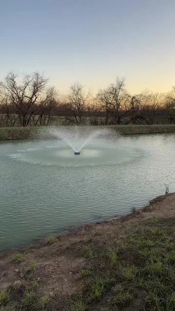 Pond fountain aerator #pond #pondffountain #fountain 