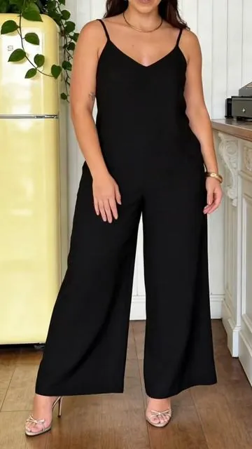 Your new go-to for serving up sleek,sophisticated,and effortlessly cool vibes.#jumpsuit #comfort #multicolor #womenstyle #fyp #ootd #casualoutfits 