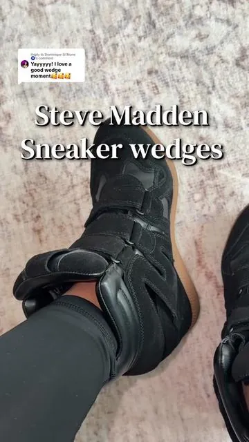 Replying to @Dominique Si’Mone🧿 @stevemadden  #stevemadden #stevemaddenshoes #sneakerwedges #tiktokshoprestock #aprilrestock 