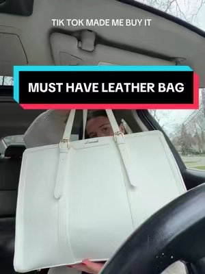 LINK BELOW 👇🏻 THIS BEAUTIFUL LEATHER BAG THAT HOLDS EVERYTHING! 