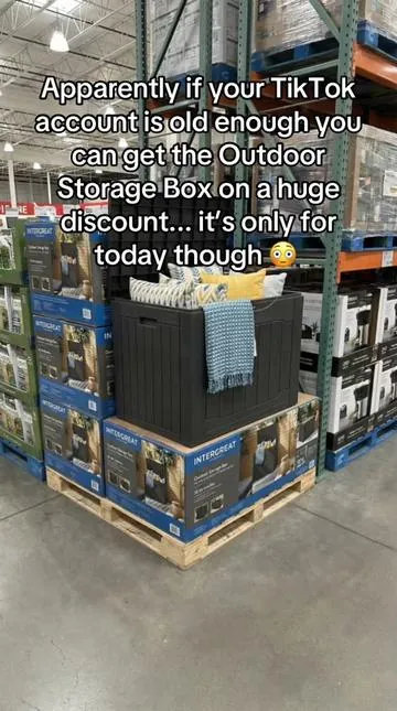Outdoor storage box #tiktokshopcreatorpicks 