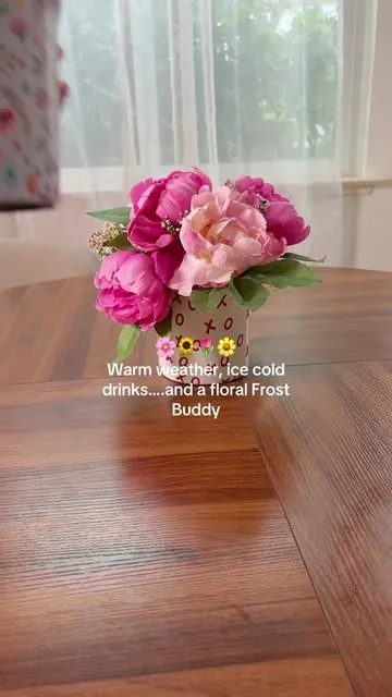 The most beautiful Frost Buddy I’ve ever owned 🌸🌻🌷🌼 @Frost Buddy #frostbuddy #togobuddy #insulatedtumbler #mothersdaygiftideas #tiktokshopnewarrivals 