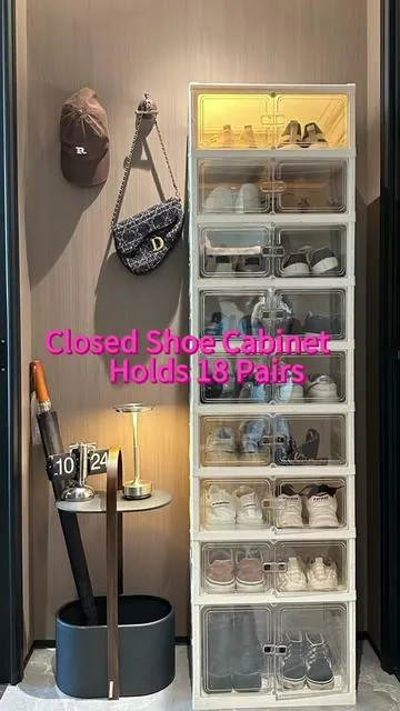 Doors keep dust and bugs out — clean and hassle-free. No-drill installation, won’t damage the walls.#ShoeRack #renterfriendly #entrywaystorage #homeorganization #MessFree 