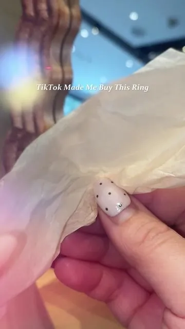TikTok made me buy this ring#ring #afforable #tiktokshopstockup #weeklydeals #motherday 