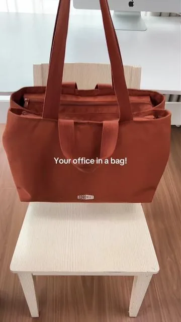 One purchase and you can get 3 bags— work bag, lunch bag, and tumbler bag🙌🏻#workbag #totebag #whatsinmybag #worklife #everydayessentials 
