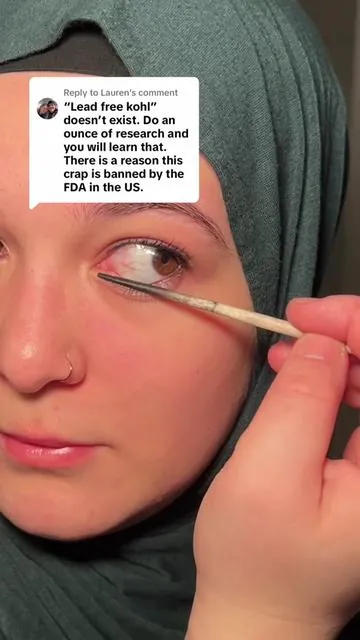 Replying to @Lauren Our kohl and Aker Fassi is natural and third-party tested for quality 🤍 #naturalmakeup #eyeliner #skincareroutine #cleanbeauty #kohl 