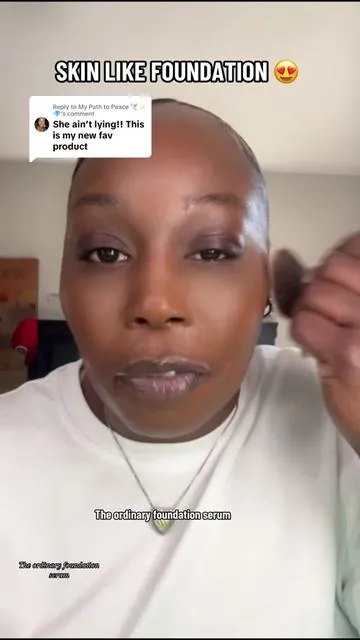 Replying to @My Path to Peace 🕊️✨💎 this foundation is unmatched #theordinaryskincare @The Ordinary Store @The Ordinary #serumfoundation #makeup #foundation 