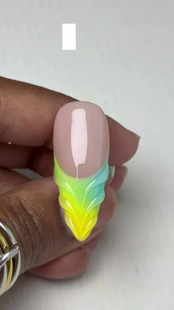 3d lines French tips using @TRICOLOR FISH 🧜🏾‍♀️🏝️🍹⛱️🌞 🌊 #nails #3dnailart #nailtech #nailinspo #nailart  3d mermaid nails, gel-x nails, nail tutorial, easy nail art, beginner nails, beginner nail tech, 3d lines nails, summer nails, summer nail inspo, aura nails, 3d swirl nails