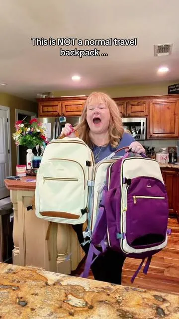 This brand-new Lovevook minimalist 2-in-1 travel backpack doubles as a garment bag. The 40L fits under the seat. The 50L  could be a carry-on. Sleek, organized, and wrinkle-free—finally a personal item bag that replaces your suitcase. #creatorsearchinsights #travelbackpack #carryononly #personalitem #laptopbackpack 