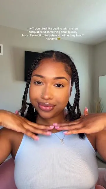 Jumbo boho knotless braids are my go to when I just need a quick hairstyle that’ll last me a week 💕  HAIR: @Tahikie 24” Burmese Curly crochet Hair  #tahikiehair #miracleknots #bohoknotlessbraids 