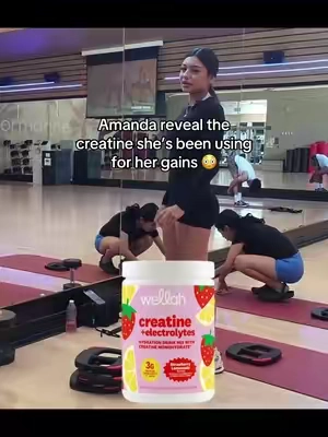 Amanda has been using wellah creatine from the TikTok shop! #amandasolis 