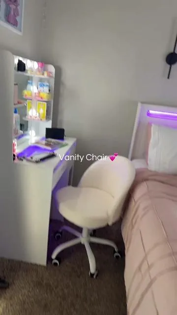 Silla de vanity #tiktokshopcreatorpicks #vanitychair #vanitydesk #furniture 