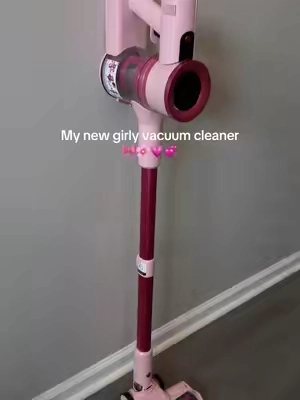 Enamorada💗 #vacuum #clean #cleanwithme #pink #aspiradora       