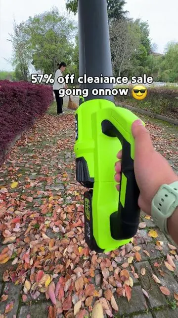 So light, but so powerful. Who would have thought that yard work could be so easy?#leafblower #gardening #springcleaning #tiktokshopspringglowup #tiktokshopcreatorpicks 