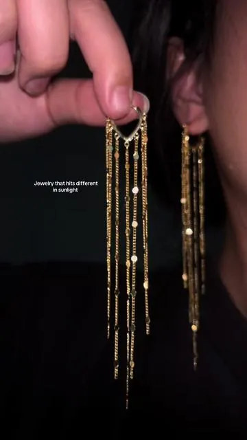 #tewiky #earrings #fyp #fashion #jewelrytiktok #daintyjewelry #summer #elegant 