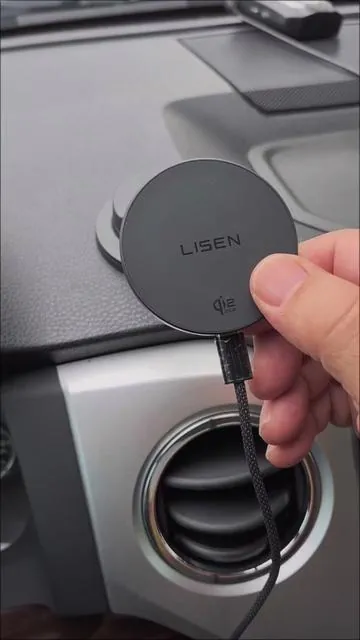 LISEN Vacuum Magnetic Phone Charger, [ SuctionPro ] 25W Wireless Car Charger, Suction Cup Phone Holder,360° Vacuum Magnetic Phone Holder for iPhone 17 Pro Max Air 17-12, Samsung S25 with MagSafe Case.  #carphonemount #carphonemounts #phonemount #chargingphonemount #phoneholder 