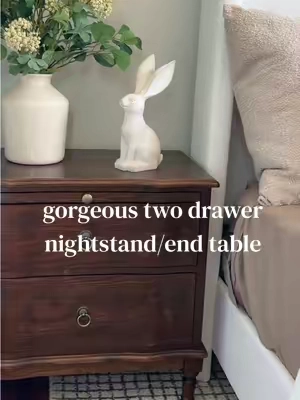 @Hulala Home released the most beautiful night stand or end table with a charging station in the back and a pull out tray. It already came assembled just add the legs and it’s pure perfection! 😍😍😍 #endtable #nightstand #bedroom #livingroom #table 