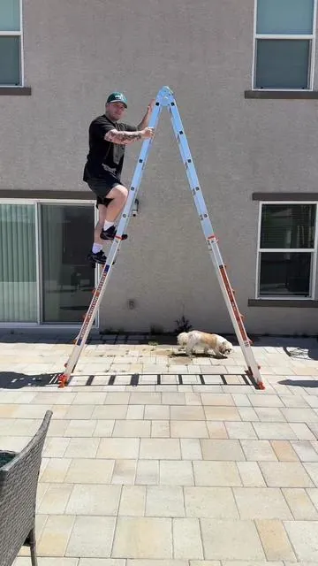 This multiposition extension ladder is the only ladder you’ll ever need #ladder #extensionladder #tools #tiktokshopstockup #tiktokshopcreatorpicks 