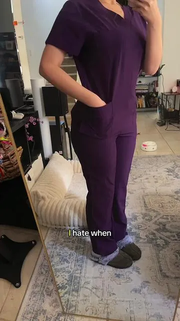 These are also straight leg #scrubs #scrubsoftheday #nursetok #nurselife #nursescrubs 
