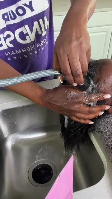 They said her hair was relaxed. Never been relaxed a day in her life. This is the Medicube Rosemary PDRN system and it is linked above my name. #TikTokShopCreatorPicks #TikTokShopStockUp #MedicubeHair #RosemaryShampoo #HairCare​​​​​​​​​​​​​​​​