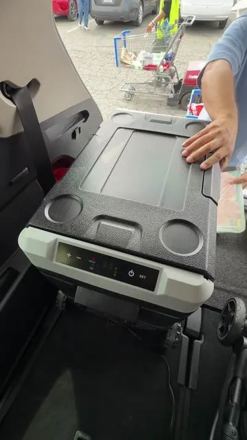 Amazing! Exactly what I wanted 🔌❄️ #portablecooler #campinglife #camper #car #partyideas 