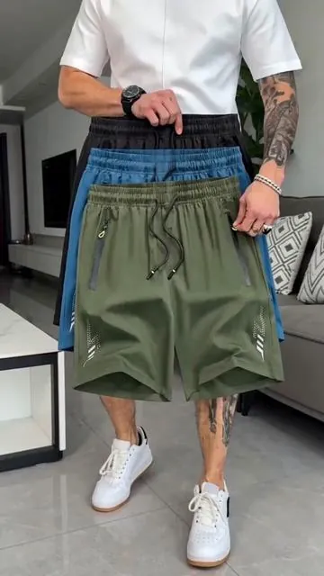 Summer essential pack – easy rotation shorts for nonstop active lifestyle🔥🔥 #springglowup #mensclothing #mensfashionwear #athleticshorts #3pieceset 