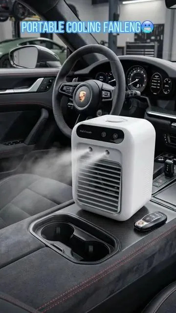 Why go broke trying to fix your car A/C #MiniAirConditioner #PortableAirCooler #RoomCoolingHack #USBRechargeableFan #tiktokshopspringglowup 