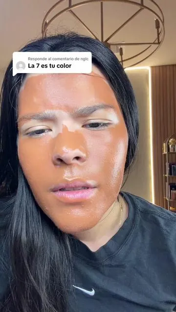 Respuesta a @nglc yo creo que si soy 7 #baseviral #basecoreana #makeup #fypシ゚viral #maquillale 