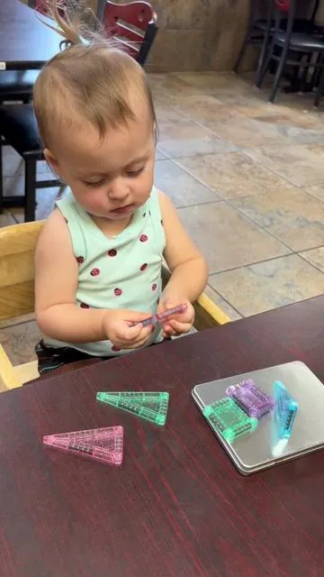 The best purchase i’ve ever made. 🤩Hands down! BUY THEM!💕 #magnetic #toddlersoftiktok #ad #fyp #momtok 