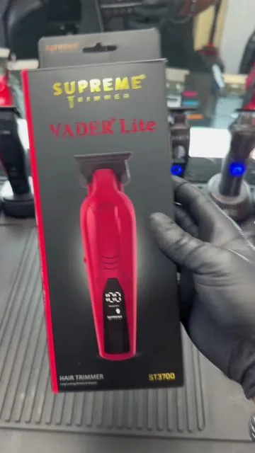 Unboxing an first use of The SUPREME TRIMMER VADER LITE STRAIGHT OUT THE BOX #haircut #barber #fyp #barbershop #explorepage✨ @Supreme Trimmer 