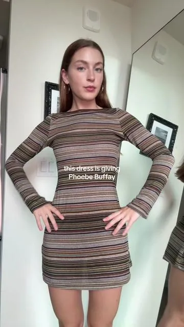 love a retro mini dress #minidress #70sfashion #springfashion #nycstyle #stripes 