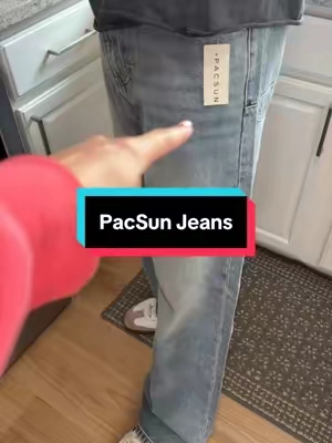 He’s 6’1 170 wearing size 32x32🔥 #pacsun #jeans #baggyfit #tiktokshopmademebuyit #baggyjeans 
