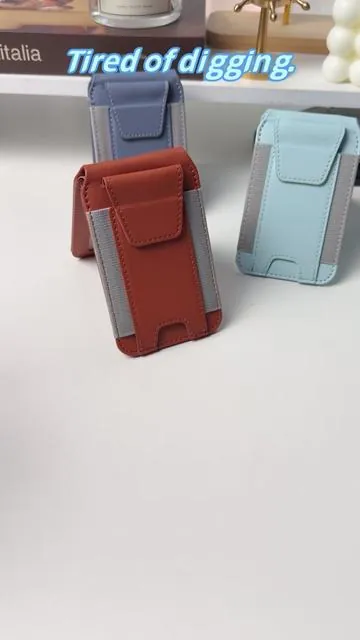 Mom: “I need my cards, my stand, and my sanity.” Say less. This MagSafe wallet does it all. 🌸#magneticwallet #magsafewallet #MothersDay #FindMy #tracker 
