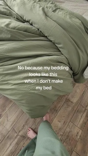 Lazy girl hack-- oversize bedding that looks good when you get out of it and you want to crawl back in.  I didn't know oversized bedding existed. This is the Oversized King on a regular king size bed