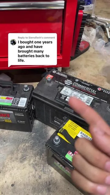 Replying to @SierraTech easily one of the best investments you can make for your car or garage equipment! #car #battery 