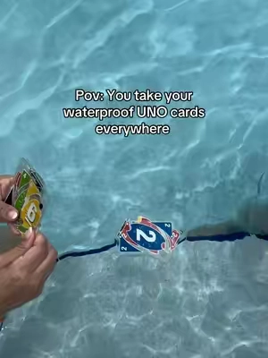 Everyone needs this for summer 😂 #uno #unoirl #summeressentials 