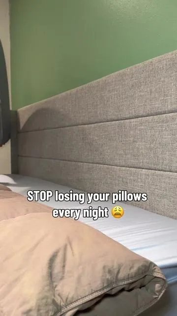 Why did I live with that gap for so long 😭 this is one of those simple upgrades that actually makes a difference #bedgapfiller #bedroomupgrade #wedgepillow #bedwedgepillow #pillow 