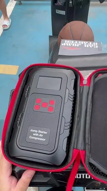 All in one starter. Ensure the safety of your car.#jumpstarter #LED #essential #fyp #car 