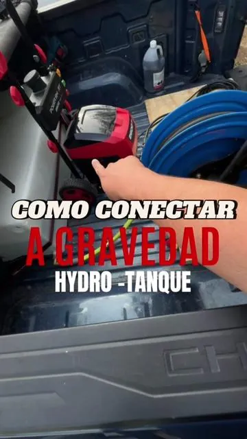 Este video solo lo va a mirar alguien interesado en conectar la hydro a gravedad. #powerwasher #gravityfedwatersystem 
