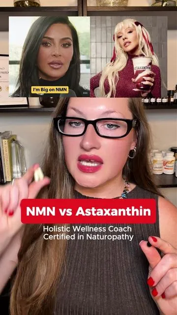 NMN vs Astaxanthin as anti aging supplements #astaxanthin #nmn #nad #antiaging #resultsmayvary 